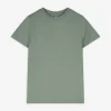 T-Shirt - einfarbig - dunkelgrün