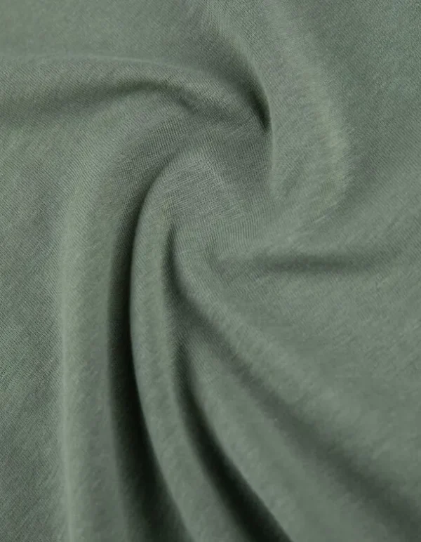T-Shirt - einfarbig - dunkelgrün