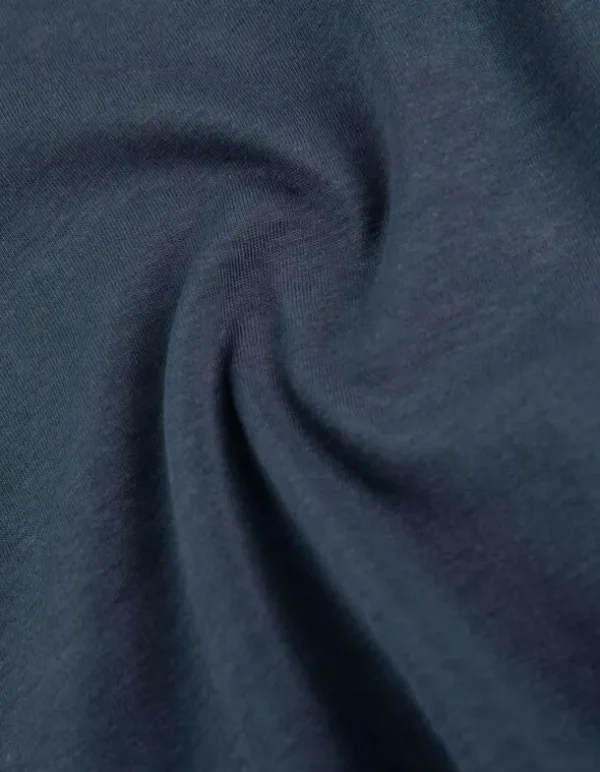 T-Shirt - einfarbig - dunkelblau