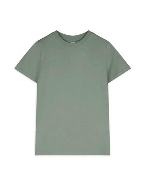 T-Shirt - einfarbig - dunkelgrün