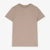 T-Shirt - einfarbig - hellbraun