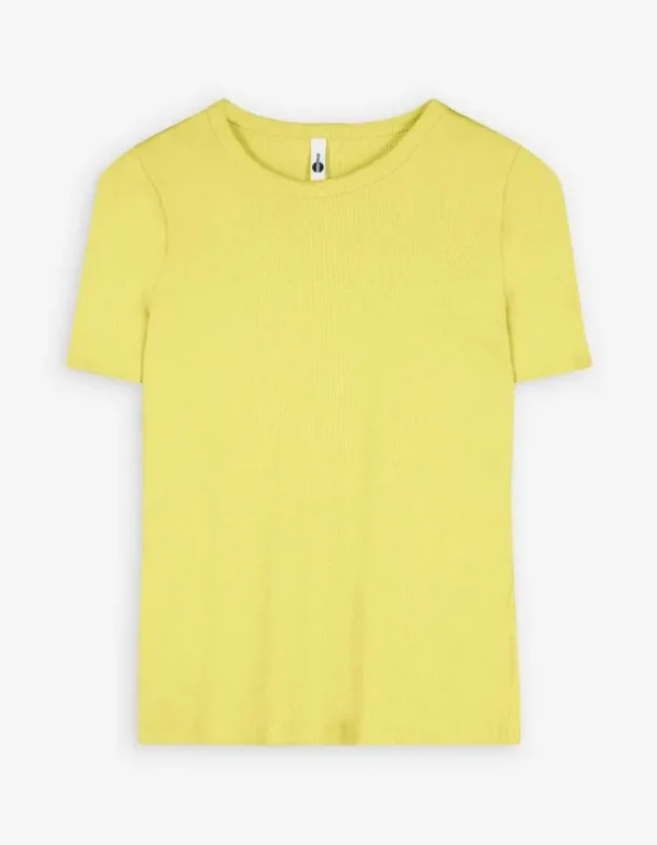 T-Shirt - einfarbig - hellgrün