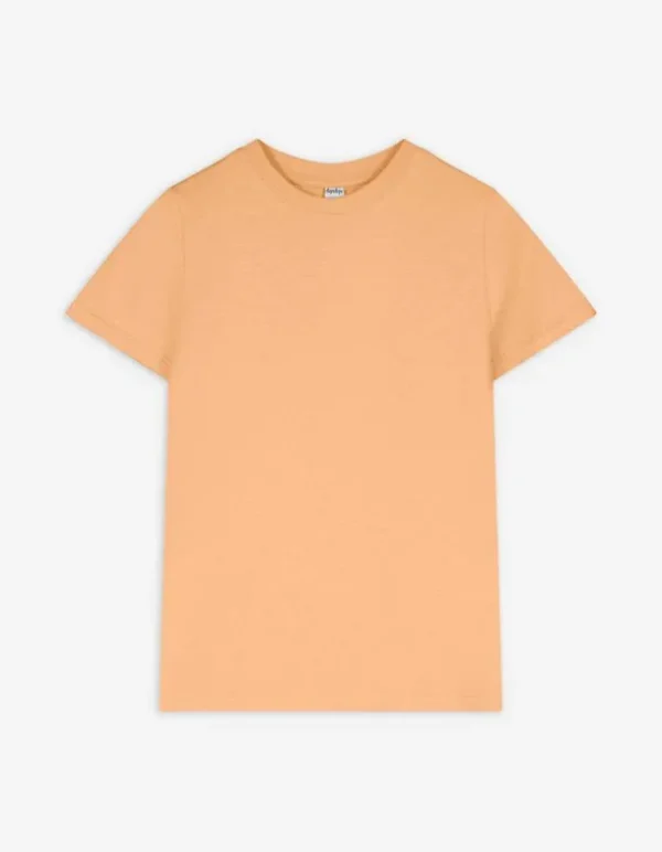 T-Shirt - einfarbig - orange