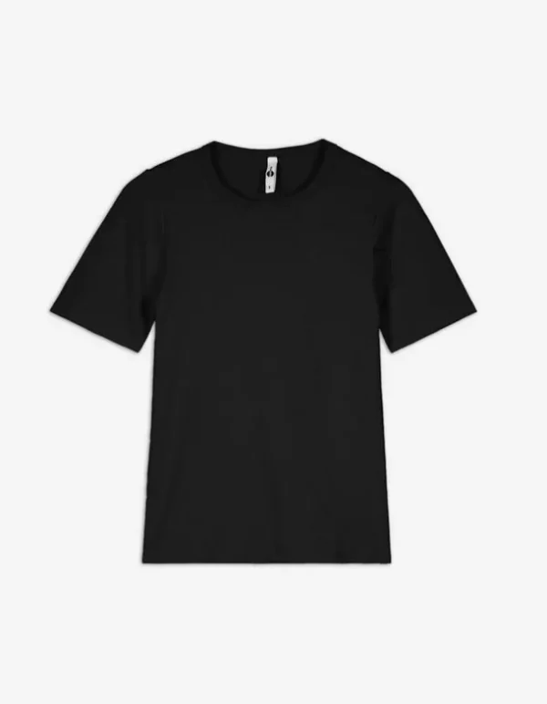 T-Shirt - einfarbig - schwarz