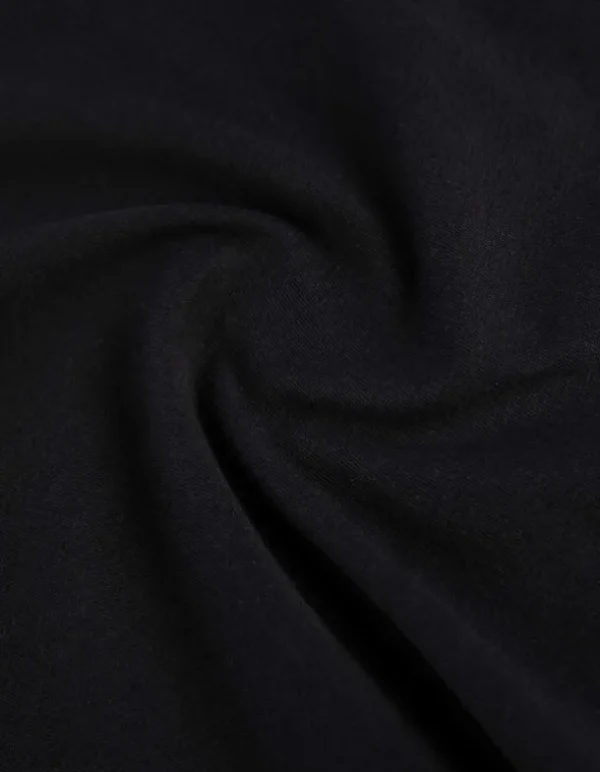 T-Shirt - einfarbig - schwarz