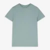 T-Shirt - einfarbig - türkis