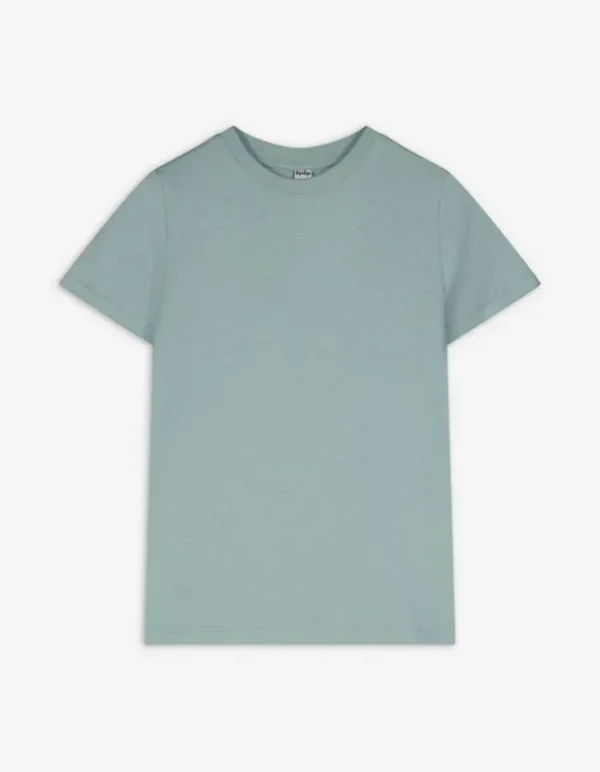 T-Shirt - einfarbig - türkis