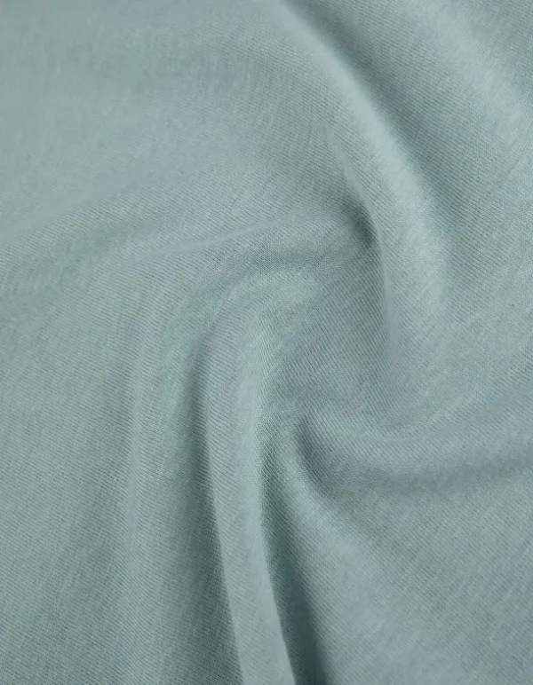 T-Shirt - einfarbig - türkis