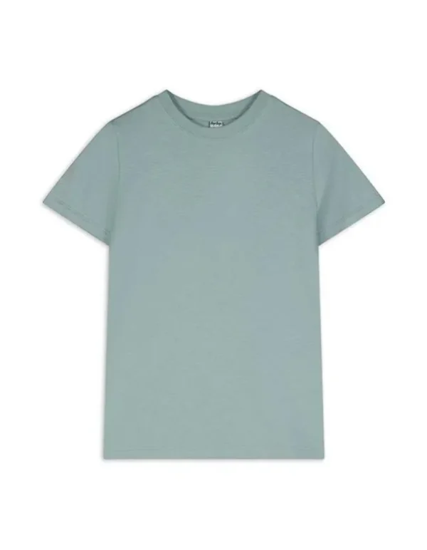 T-Shirt - einfarbig - türkis