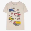 T-Shirt - Frontprint - beige