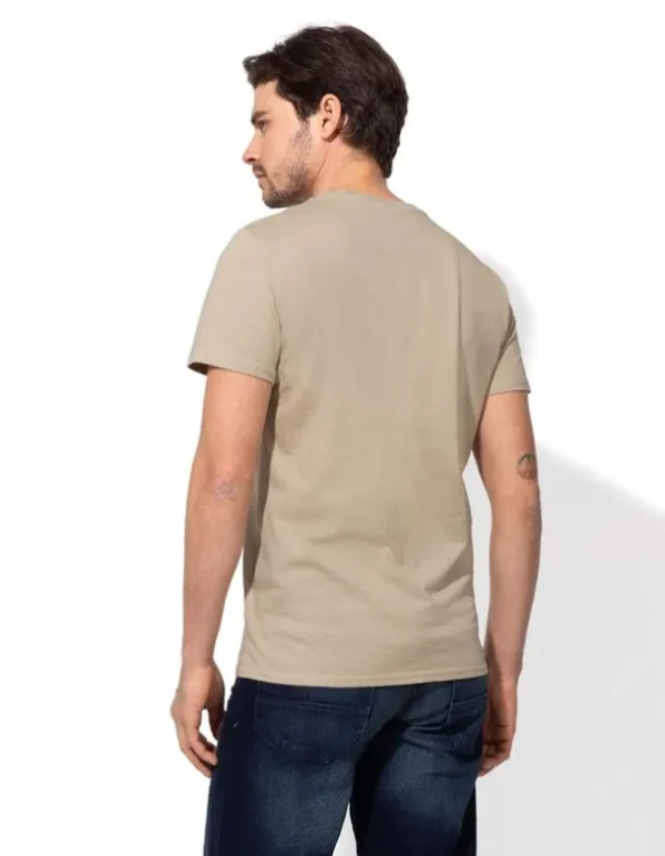 T-Shirt - Frontprint - beige