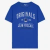 T-Shirt - Frontprint - blau