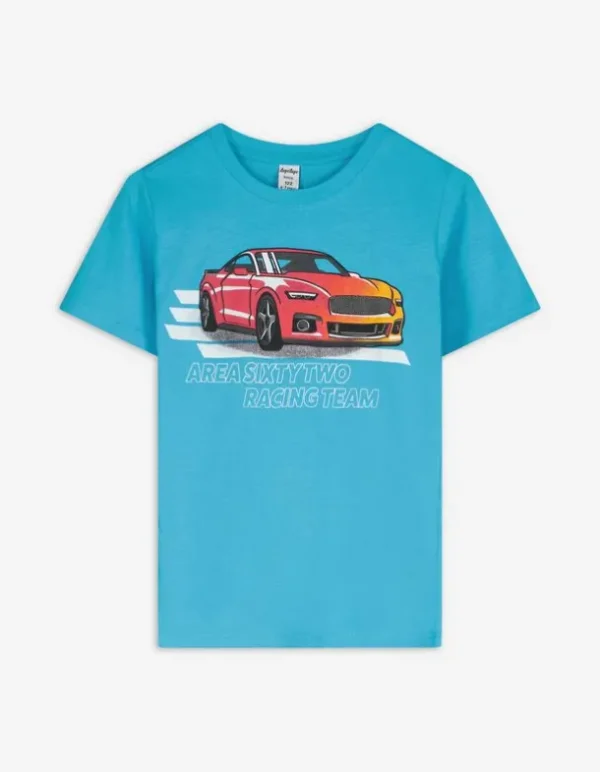 T-Shirt - Frontprint - blau