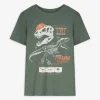 T-Shirt - Frontprint - dunkelgrün