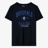T-Shirt - Frontprint - dunkelblau