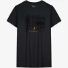 T-Shirt - Frontprint - dunkelgrau