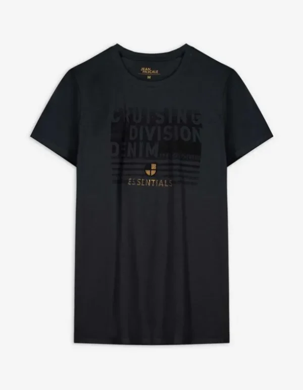 T-Shirt - Frontprint - dunkelgrau