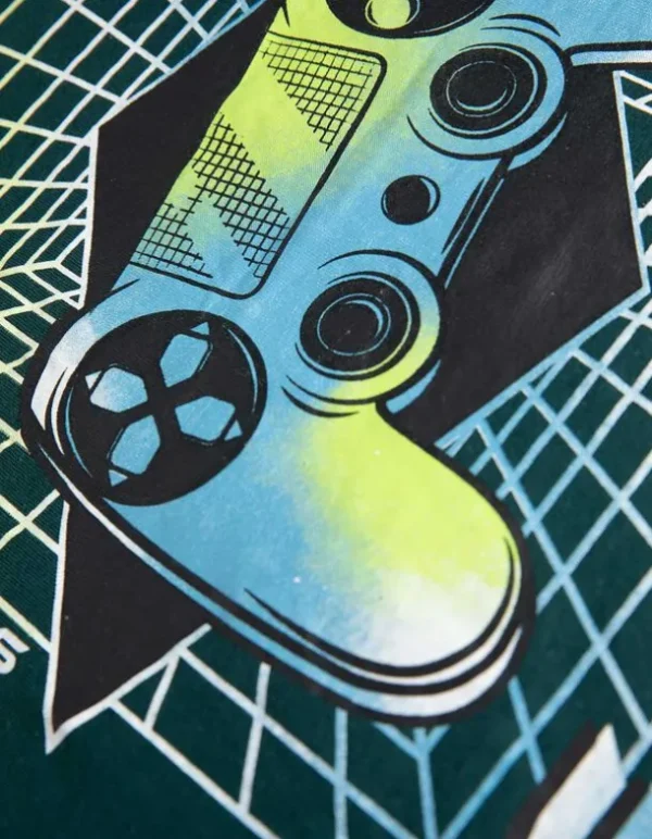 T-Shirt - Frontprint - dunkelgrün