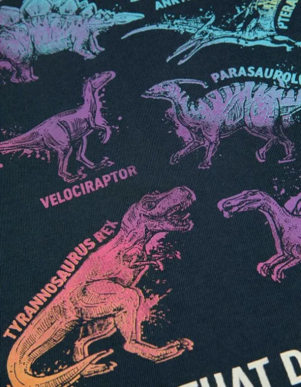 T-Shirt - Frontprint - dunkelblau