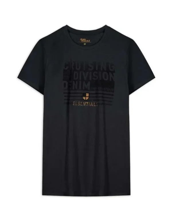 T-Shirt - Frontprint - dunkelgrau