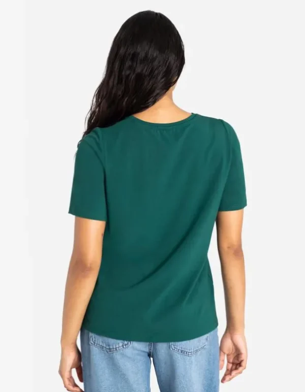 T-Shirt - Frontprint - dunkelgrün