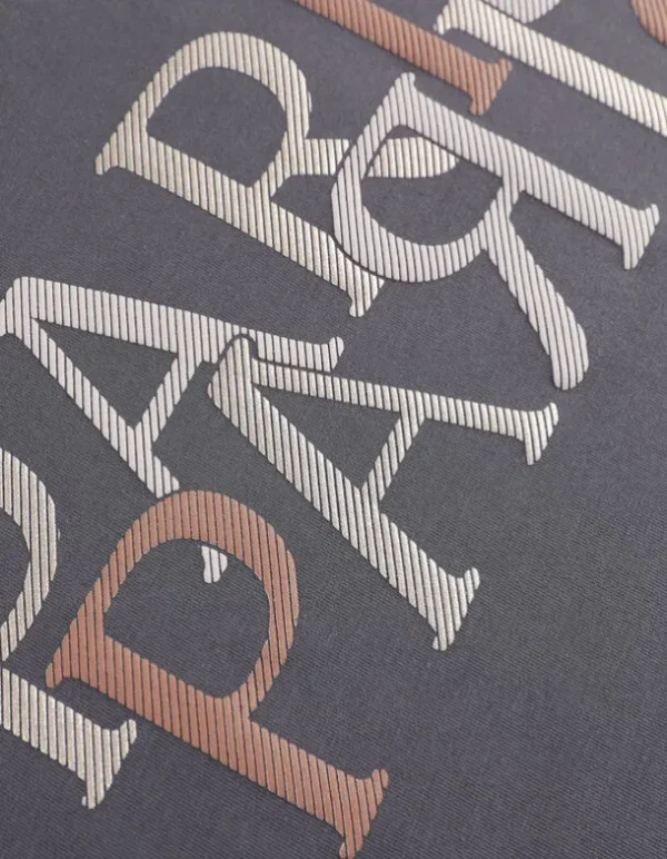 T-Shirt - Frontprint - dunkelgrau