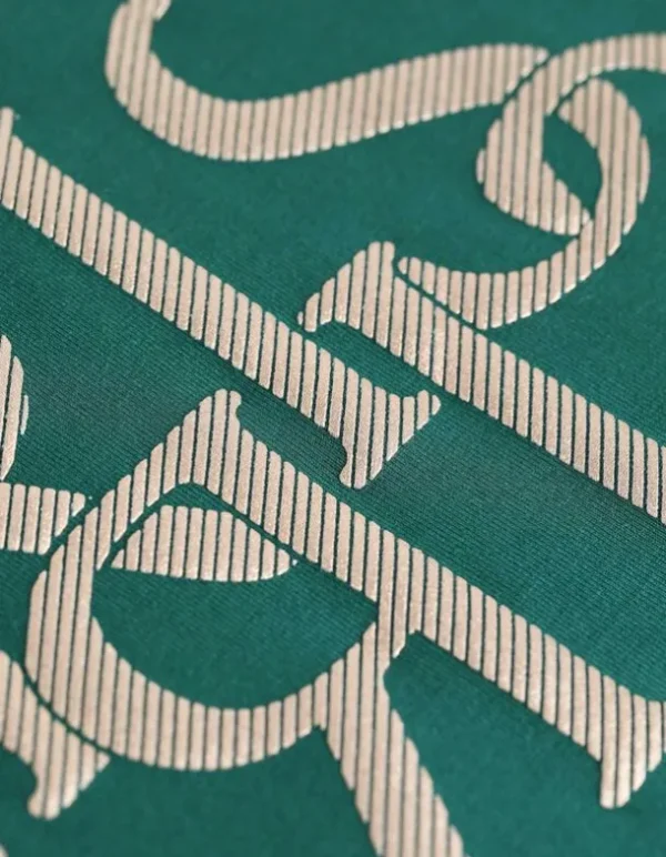 T-Shirt - Frontprint - dunkelgrün