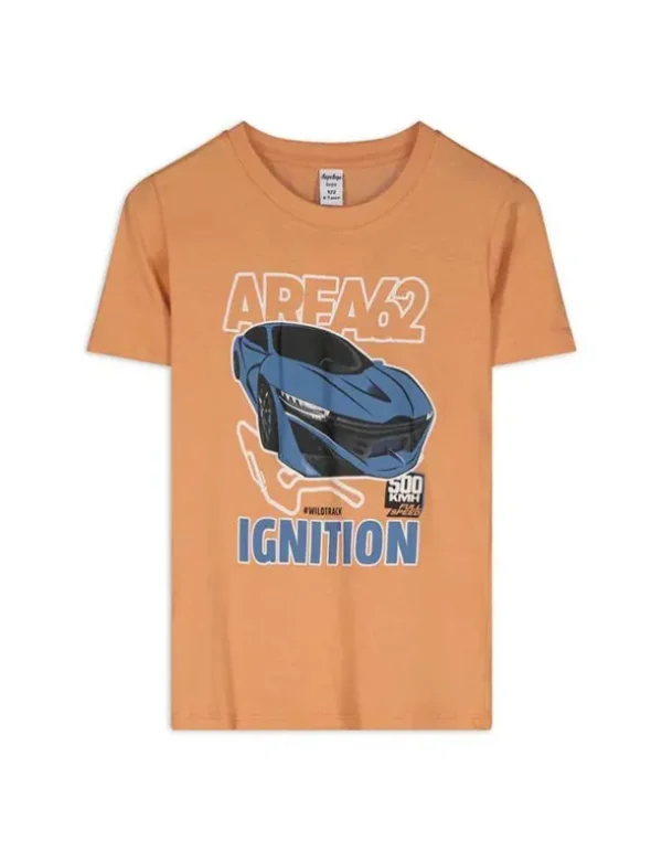 T-Shirt - Frontprint - orange