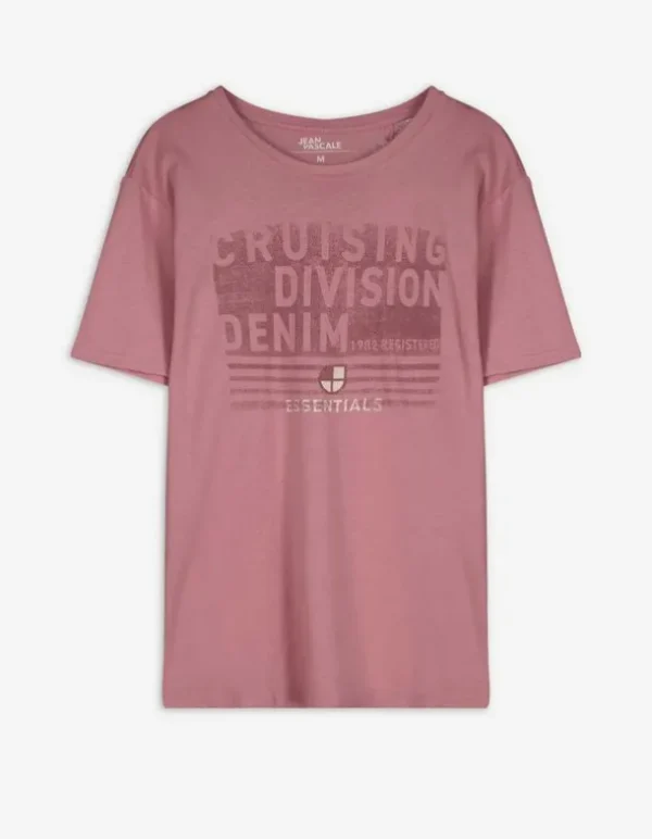 T-Shirt - Frontprint - rosa