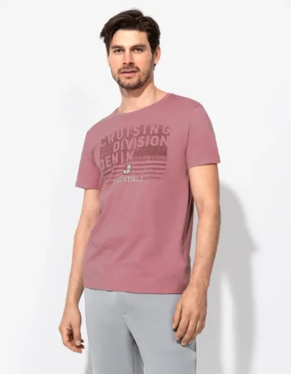 T-Shirt - Frontprint - rosa