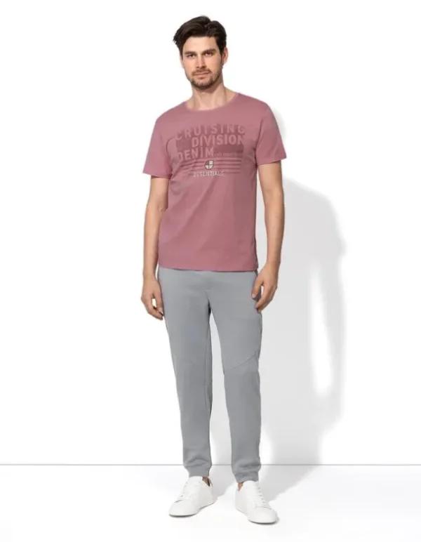 T-Shirt - Frontprint - rosa