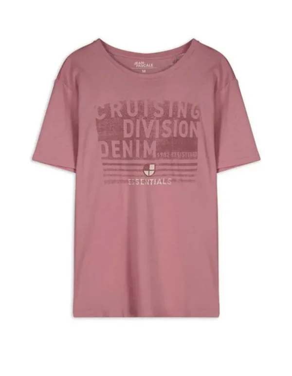 T-Shirt - Frontprint - rosa
