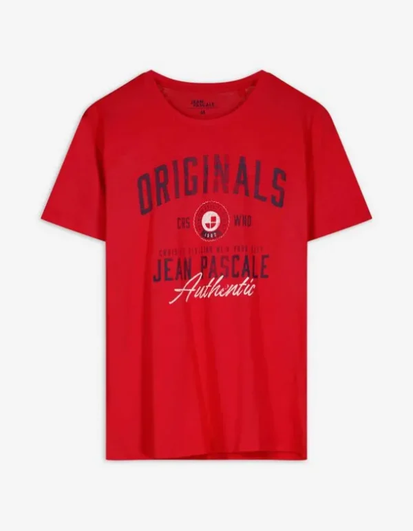 T-Shirt - Frontprint - rot