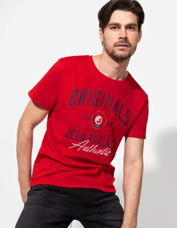 T-Shirt - Frontprint - rot