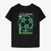 T-Shirt - Frontprint - schwarz