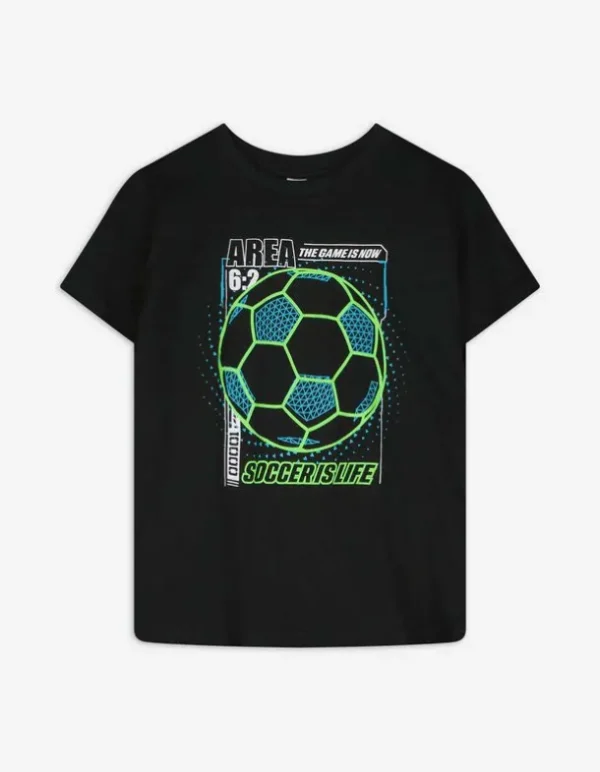 T-Shirt - Frontprint - schwarz