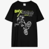 T-Shirt - Frontprint - schwarz