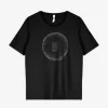 T-Shirt - Frontprint - schwarz