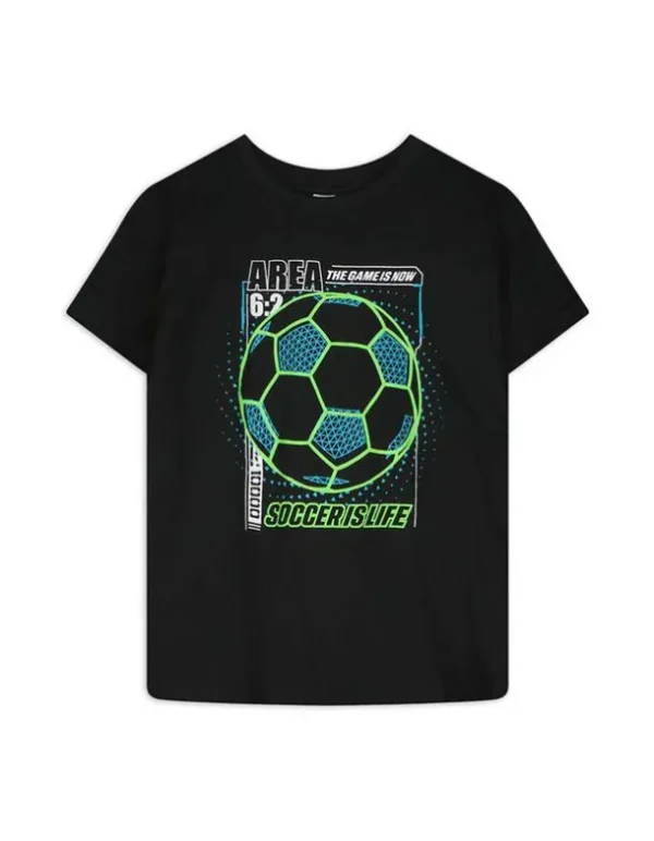 T-Shirt - Frontprint - schwarz