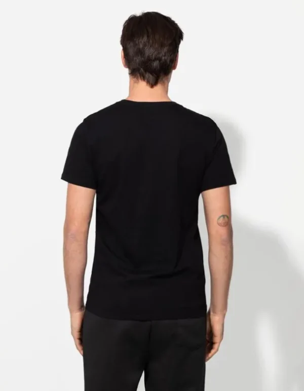 T-Shirt - Frontprint - schwarz
