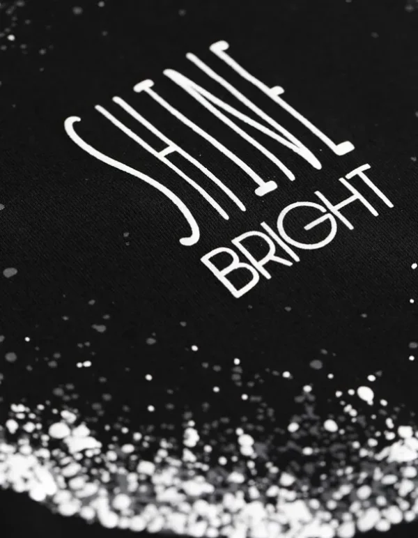 T-Shirt - Frontprint - schwarz