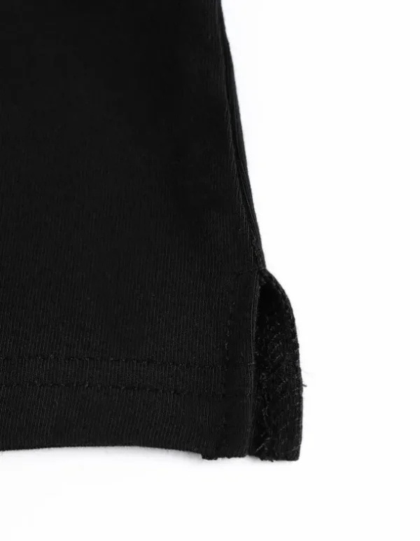 T-Shirt - Frontprint - schwarz