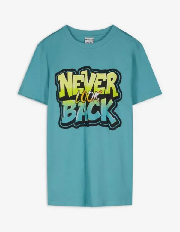 T-Shirt - Frontprint - türkis