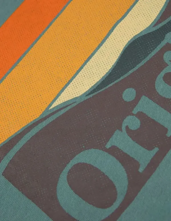 T-Shirt - Frontprint - türkis