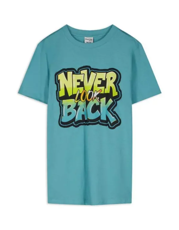 T-Shirt - Frontprint - türkis
