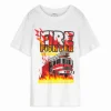 T-Shirt - Frontprint - weiß