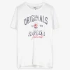 T-Shirt - Frontprint - weiß