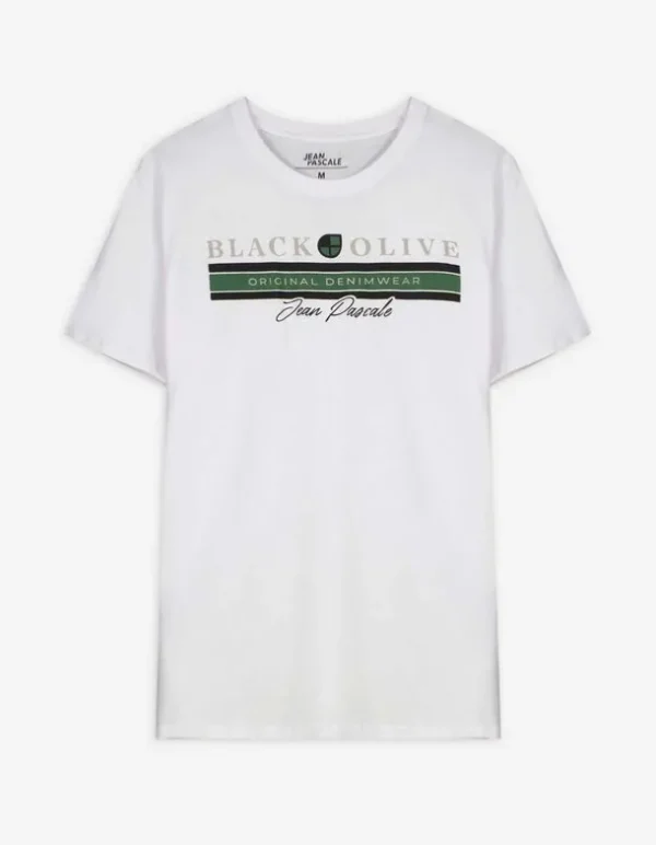 T-Shirt - Frontprint - weiß