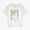 T-Shirt - Frontprint - weiß