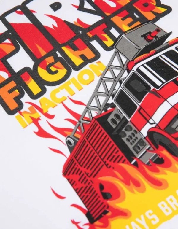 T-Shirt - Frontprint - weiß